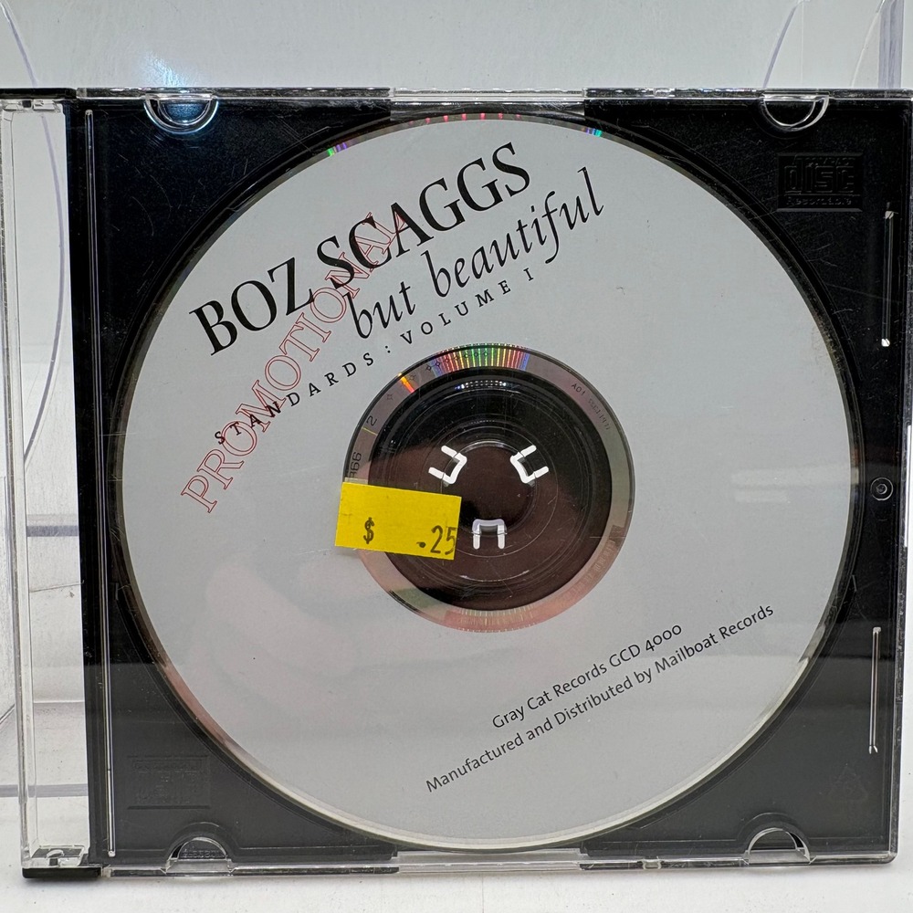 Boz Scaggs But Beautiful Standards Volume I Promotional CD Gray Cat GCD 4000